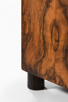 Set of 2 Easy Chairs in Fabric and Rosewood 1930s - 4541199