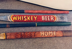 Set of 2 Hand Painted Inspirational Rowing Oars or Paddles Priced Individually - 2542699