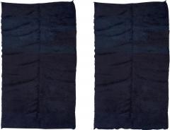 Set of 2 Ink Blue Mrirt Carpets 20th Century - 2349952