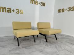 Set of 2 Panchetto Lounge Chairs Designed by Rito Valla for IPE Bologna 1960s - 3572971