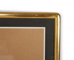 Set of 3 Black and Gilt Curved Corner Gallery Frames - 4195180