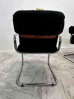 Set of 3 Dining Chairs By Guido Faleschini for Hermes 1980s - 3291281