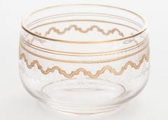Set of 3 English Victorian Gilt Glass Cups - 4674977
