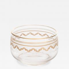 Set of 3 English Victorian Gilt Glass Cups - 4741613