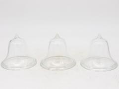 Set of 3 Glass Garden Cloches English Mid 20th c  - 3633716