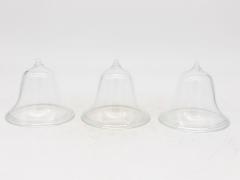 Set of 3 Glass Garden Cloches English Mid 20th c  - 3633717