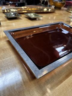 Set of 3 Italian Decorative Vintage Tray 1980s - 3277254