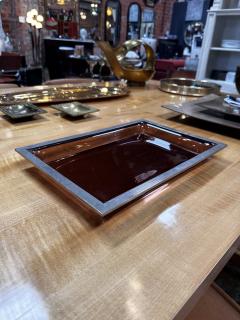 Set of 3 Italian Decorative Vintage Tray 1980s - 3277255