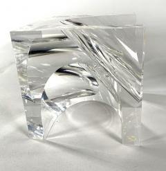Set of 3 Lucite Table Sculptures - 4197032