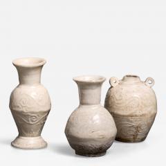 Set of 3 Song Ming dynasty Dehua porcelain wares - 4036516