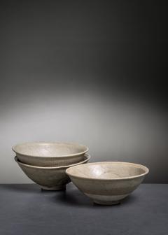 Set of 3 Song Ming dynasty monochrome bowls - 4022378