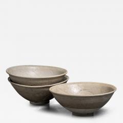 Set of 3 Song Ming dynasty monochrome bowls - 4023377