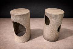 Set of 3 Stools in Fiber Cement Unknown 1960s - 4550841