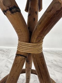 Set of 3 Vintage Italian Bamboo Bar Stool 1960 - 3291186