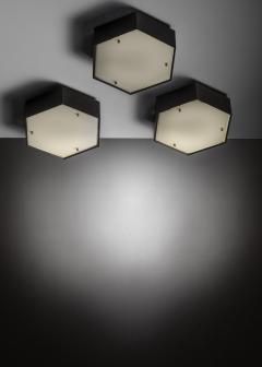 Set of 3 hexagonal ceiling lamps - 4118637