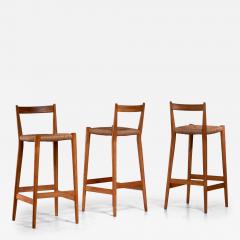 Set of 3 oak barstools - 4775192