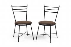 Set of 4 American Mid Century Atomic Age Style Cast Iron Chairs - 4660288