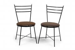 Set of 4 American Mid Century Atomic Age Style Cast Iron Chairs - 4660289