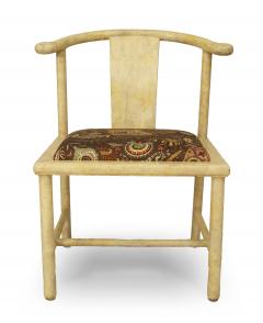 Set of 4 American Mid Century Parchment Side Chairs - 4631007