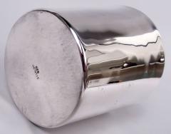 Set of 4 American Midcentury Modern Sterling Silver Tumblers - 4156347