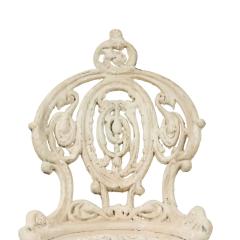 Set of 4 American Victorian Painted Iron Side Chairs - 4661406