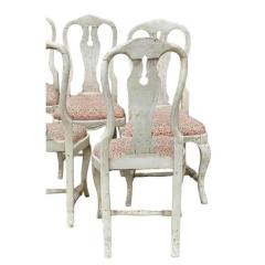 Set of 4 Antique 18 C Gustavian Swedish Empire Dining Chairs - 4481480