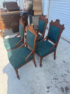 Set of 4 Antique dining chairs - 4744058