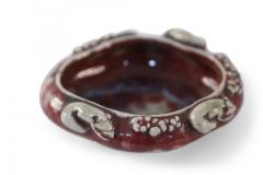 Set of 4 Chinese Red Porcelain Catchalls - 4667900
