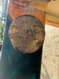 Set of 4 Disenos Caaesa Paul Gaugin Styled Hand painted Side Chairs - 4424110