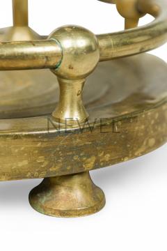 Set of 4 English Georgian Style Brass Fire Tools - 4668967