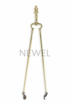 Set of 4 English Georgian Style Brass Fire Tools - 4668968