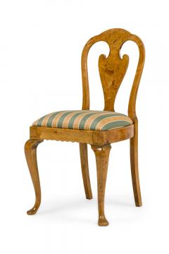 Set of 4 English Queen Anne Style Side Chairs - 4652209