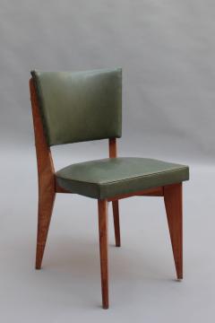 Set of 4 Fine French 1950s Oak Dining Chairs - 4094394