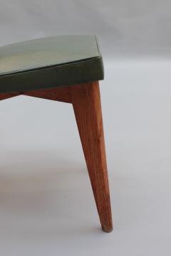 Set of 4 Fine French 1950s Oak Dining Chairs - 4094400
