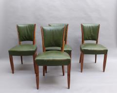 Set of 4 Fine French Art Deco Rosewood Chairs 4 Matching Armchairs Available  - 621330