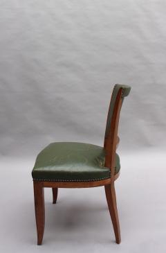 Set of 4 Fine French Art Deco Rosewood Chairs 4 Matching Armchairs Available  - 621336