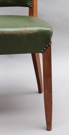 Set of 4 Fine French Art Deco Rosewood Chairs 4 Matching Armchairs Available  - 621337
