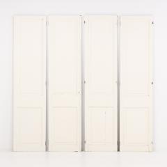 Set of 4 Floral Painted Decorative Wood Panels C 1930 - 4705840