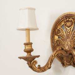 Set of 4 French 19th Century Carved Gilt Sconces - 2805795