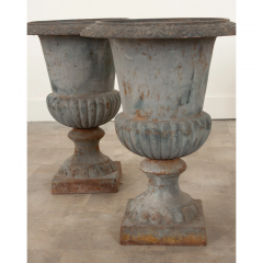 Set of 4 French 19th Century Iron Garden Urns - 2968020