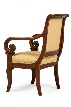 Set of 4 French Directoire Curled Armchairs - 4650202