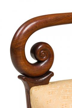 Set of 4 French Directoire Curled Armchairs - 4650204