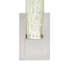 Set of 4 Handblown Murano Glass Sconces in Nickel w 24 karat Gold Flecks - 4489585