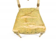 Set of 4 Italian Neoclassic Silk Upholstery Chairs - 4635425