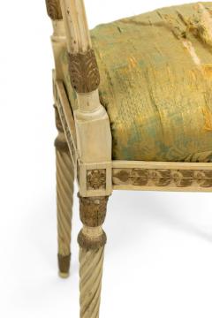 Set of 4 Italian Neoclassic Silk Upholstery Chairs - 4635431