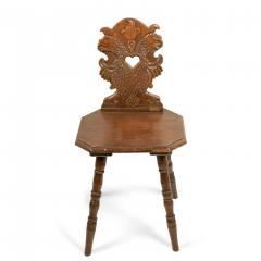 Set of 4 Italian Renaissance Walnut Sgabelli - 1418194