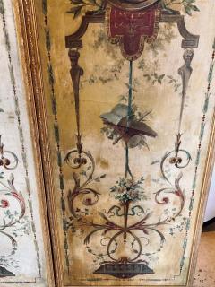 Set of 4 Large French 19th Century Oil on Canvas Wall Panels Trumeau Paintings - 1269046