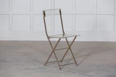 Set of 4 Lucite Folding Chairs Yonel Lebovici - 2680623