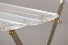 Set of 4 Lucite Folding Chairs Yonel Lebovici - 2680624