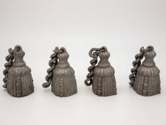 Set of 4 Metal Tassels - 2489773